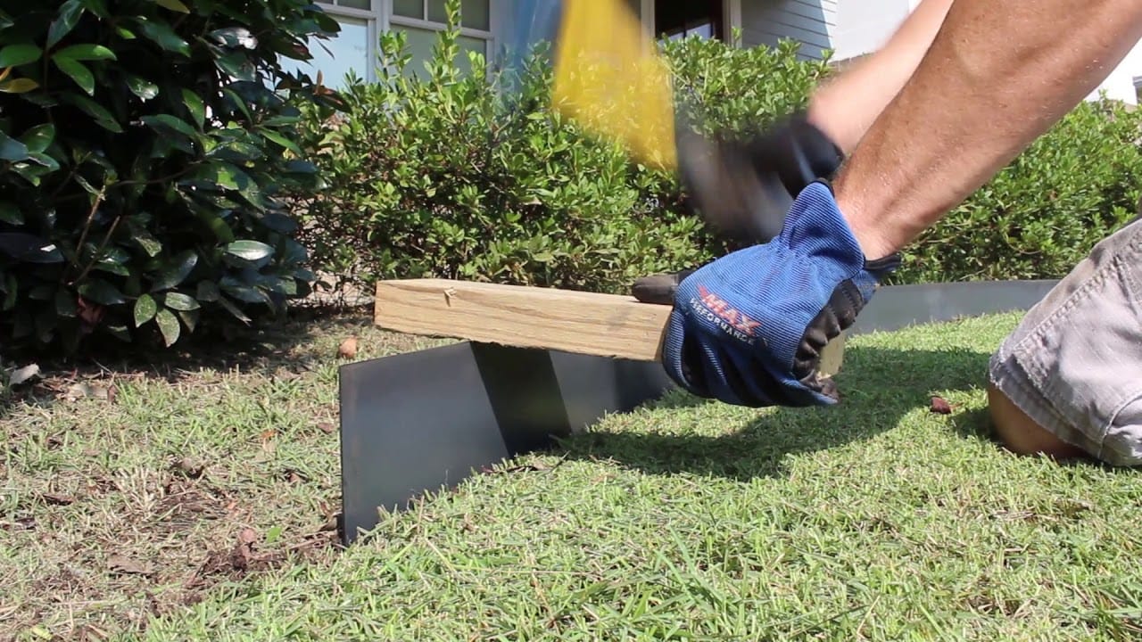 How to Install Metal Landscape Edging