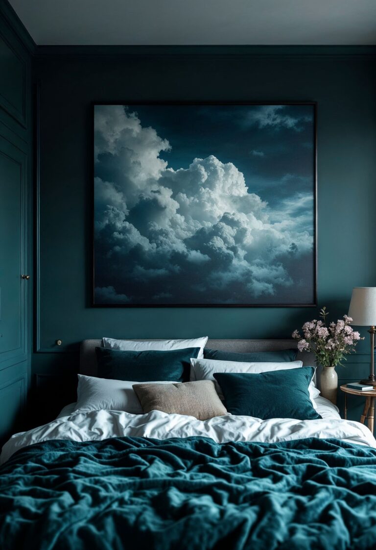 a-cozy-bedroom-with-a-large-walpaperposter